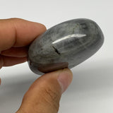 95.3g,2.3"x1.8"x0.9", Labradorite Palm-stone Tumbled Reiki @Madagascar,B16274