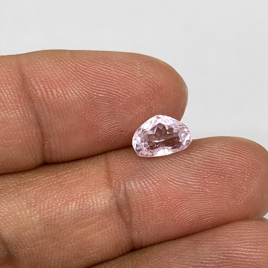 1.96cts, 8mmx5mmx5mm, Kunzite Crystal Facetted Cut Stone @Afghanistan, CTS07