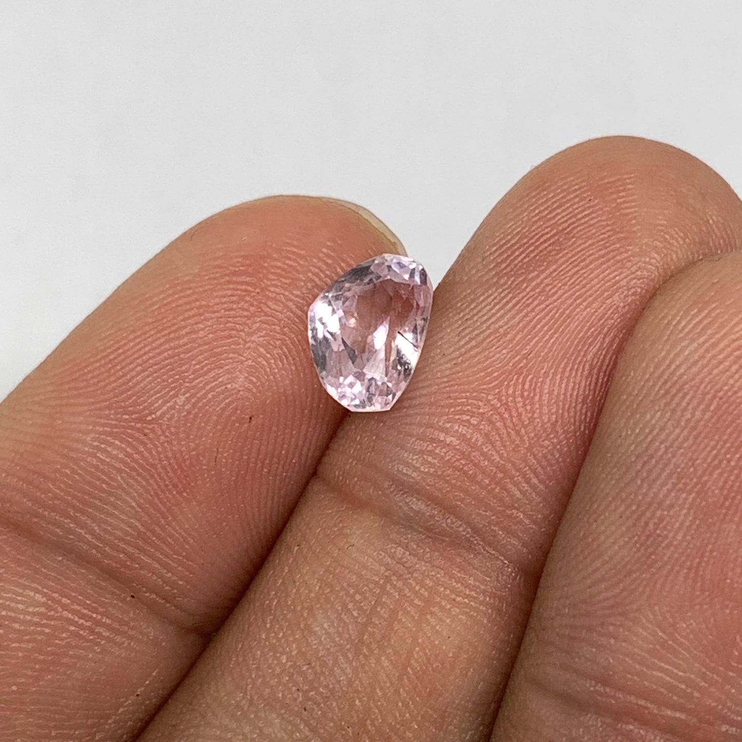 1.96cts, 8mmx5mmx5mm, Kunzite Crystal Facetted Cut Stone @Afghanistan, CTS07