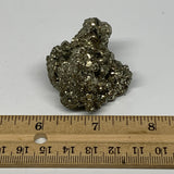 72.2g, 1.8"x1.6"x1.2", Natural Untreated Pyrite Cluster Mineral Specimens,B19394