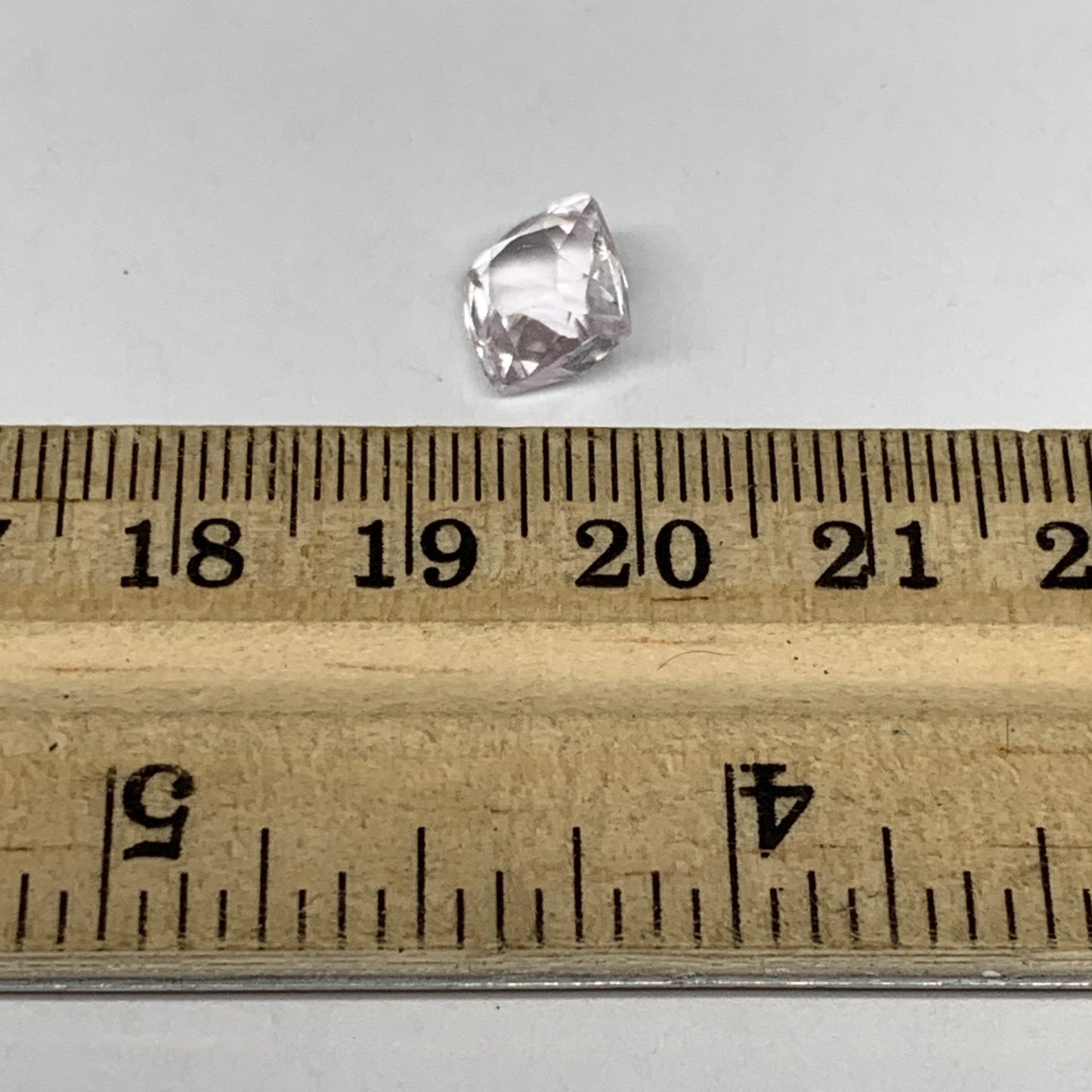 3.39cts, 8mmx8mmx6mm, Kunzite Crystal Facetted Cut Stone @Afghanistan, CTS09