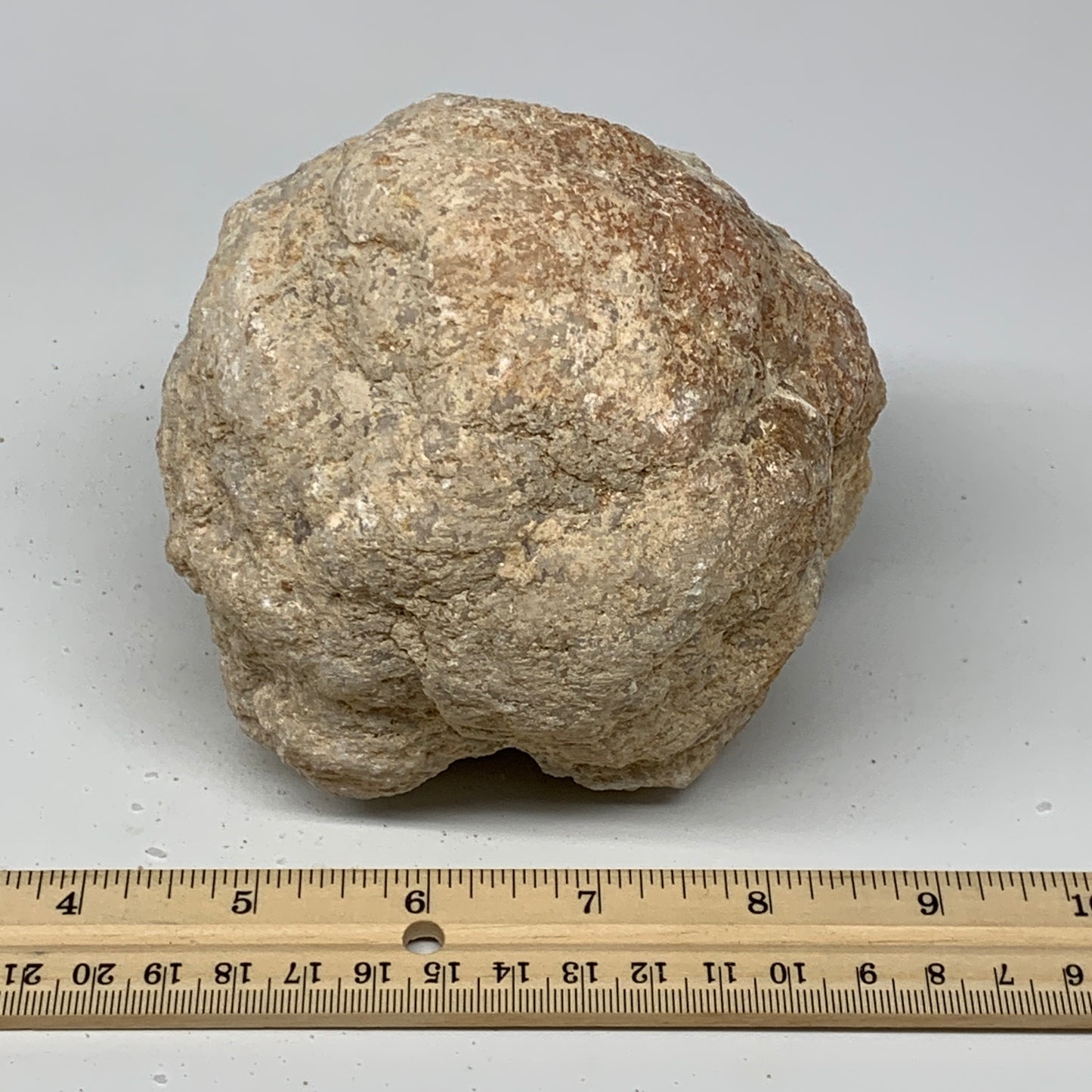 2.48Lbs,4.7"x4.2"x3.8", 1 Pair, Natural Quartz Geodes Sculpture @Morocco,B10535