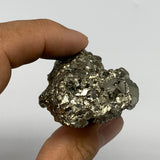 86.8g, 2.2"x1.3"x1.2", Natural Untreated Pyrite Cluster Mineral Specimens,B19401