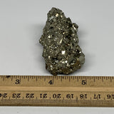 86.8g, 2.2"x1.3"x1.2", Natural Untreated Pyrite Cluster Mineral Specimens,B19401