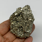 152g, 2.6"x1.8"x1.4", Natural Untreated Pyrite Cluster Mineral Specimens,B19402