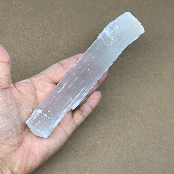 148.6g, 7.75"x1.4"x0.8", Rough Solid Selenite Crystal Blade Sticks @Morroco,B121