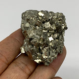 76.2g, 1.8"x1.4"x1.2", Natural Untreated Pyrite Cluster Mineral Specimens,B19404