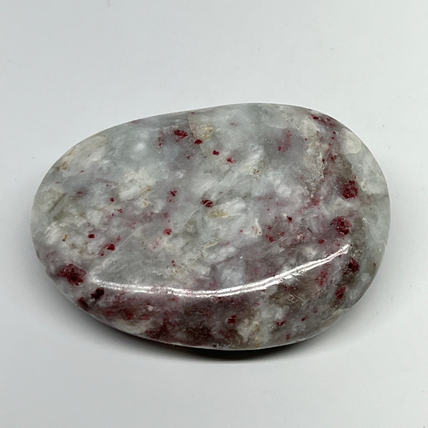 93.8g,2.5"x1.8"x0.8" Tourmaline Rubellite Palm-Stone Reiki @Madagascar,B21981