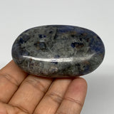 97.1g, 2.7"x1.6"x0.8", Sodalite Palm-Stone Crystal Polished Handmade, B21752