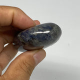 97.1g, 2.7"x1.6"x0.8", Sodalite Palm-Stone Crystal Polished Handmade, B21752