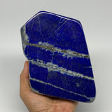 1243g, 6.8"x4.1"x1.4", Natural Polished Freeform Lapis Lazuli @Afghanistan,B2477