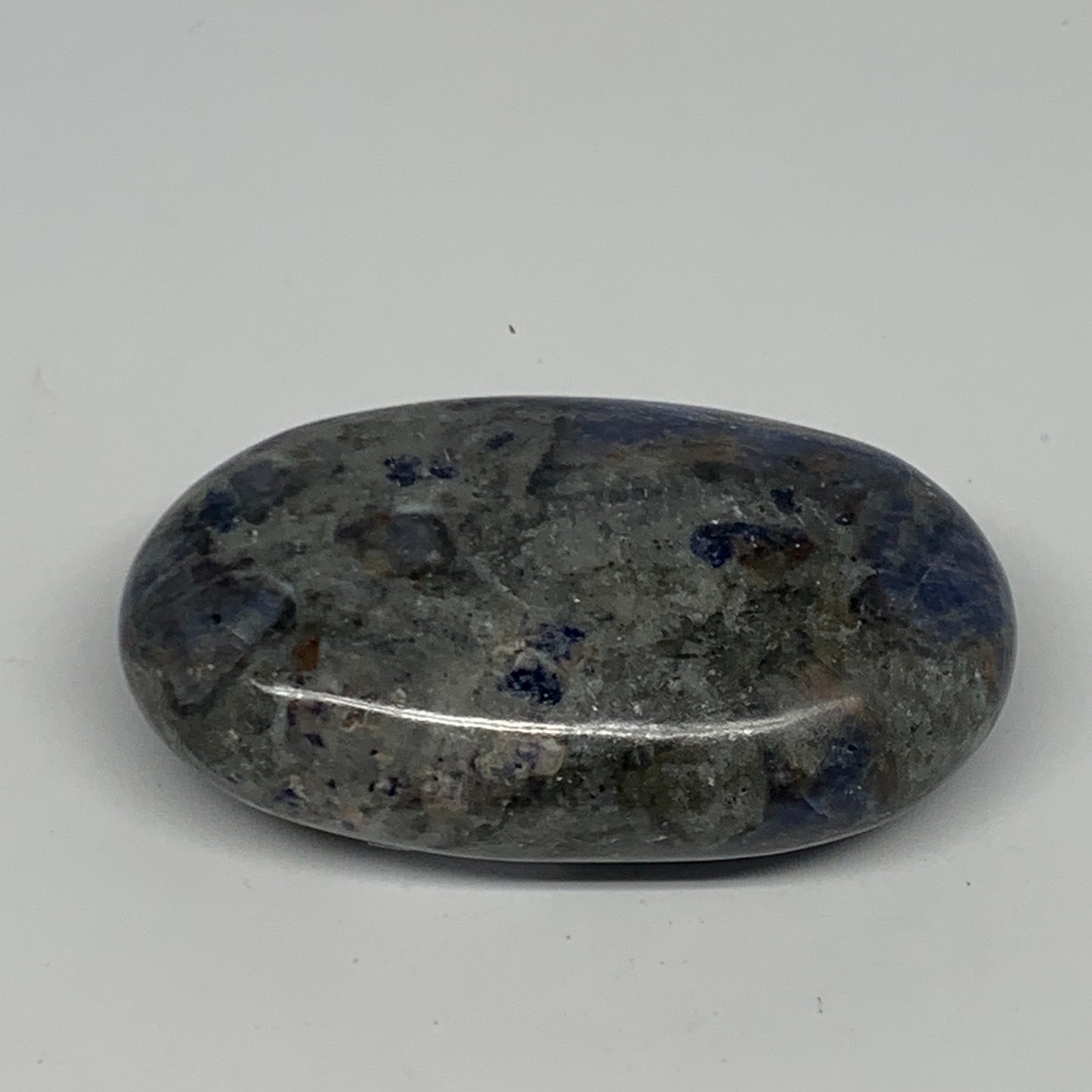 97.1g, 2.7"x1.6"x0.8", Sodalite Palm-Stone Crystal Polished Handmade, B21752