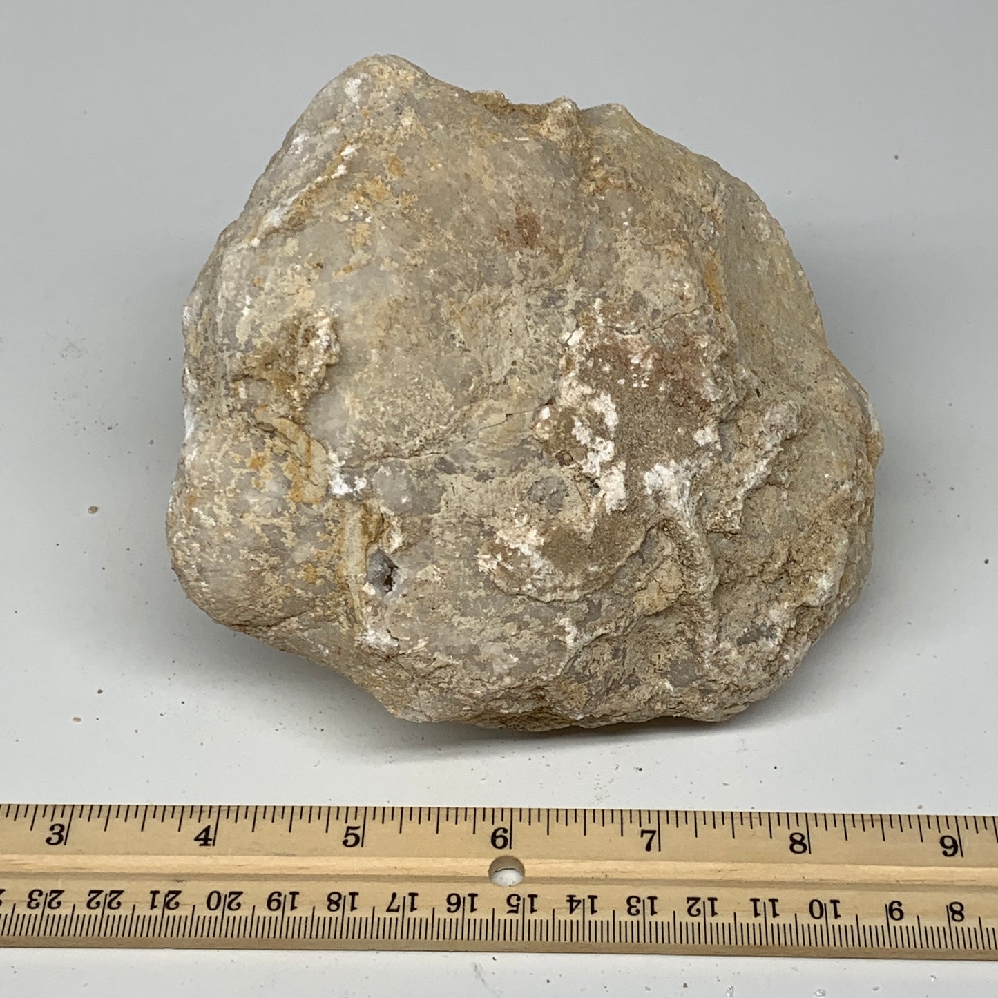 2.48Lbs,5.1"x4.6"x3.4", 1 Pair, Natural Quartz Geodes Sculpture @Morocco,B10547