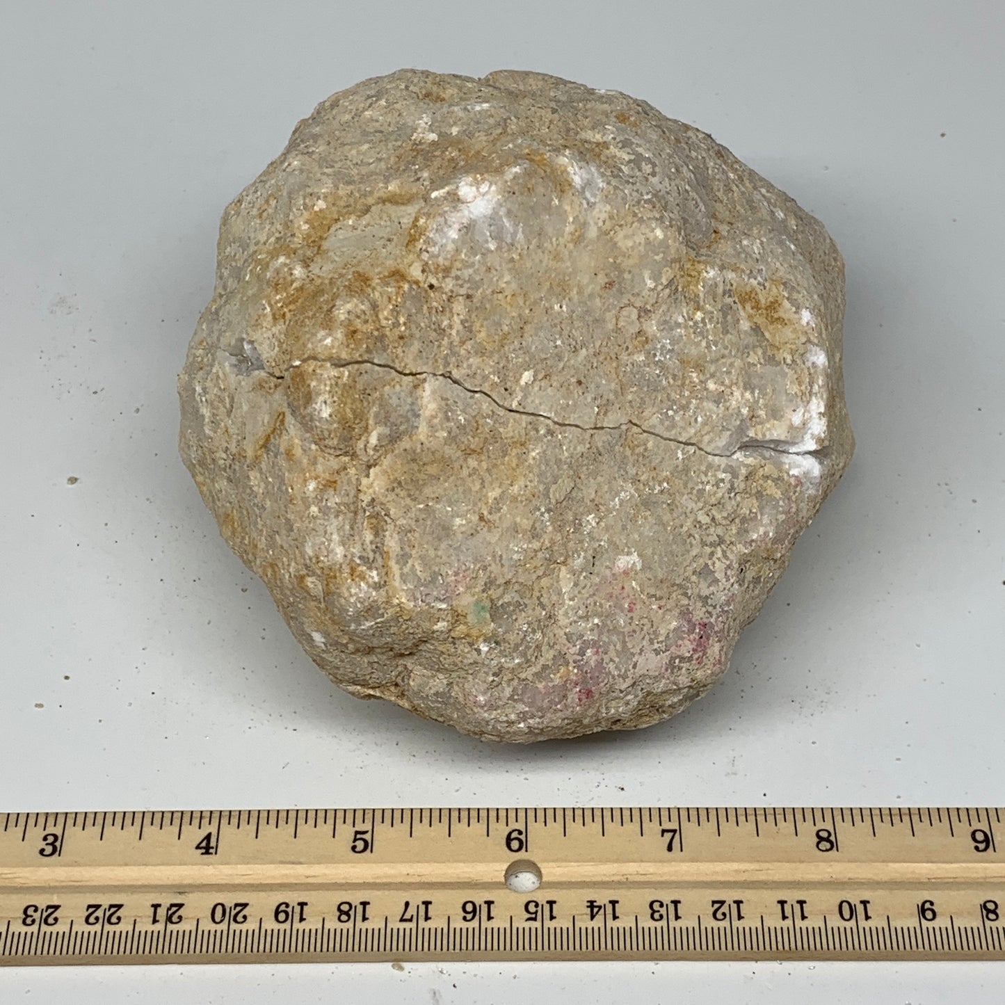 2.48Lbs,5.1"x4.6"x3.4", 1 Pair, Natural Quartz Geodes Sculpture @Morocco,B10547