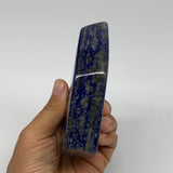 553g, 4.4"x3.9"x1.1", Natural Polished Freeform Lapis Lazuli @Afghanistan,B24777