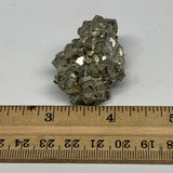 50.1g, 1.5"x1.1"x1.2", Natural Untreated Pyrite Cluster Mineral Specimens,B19413