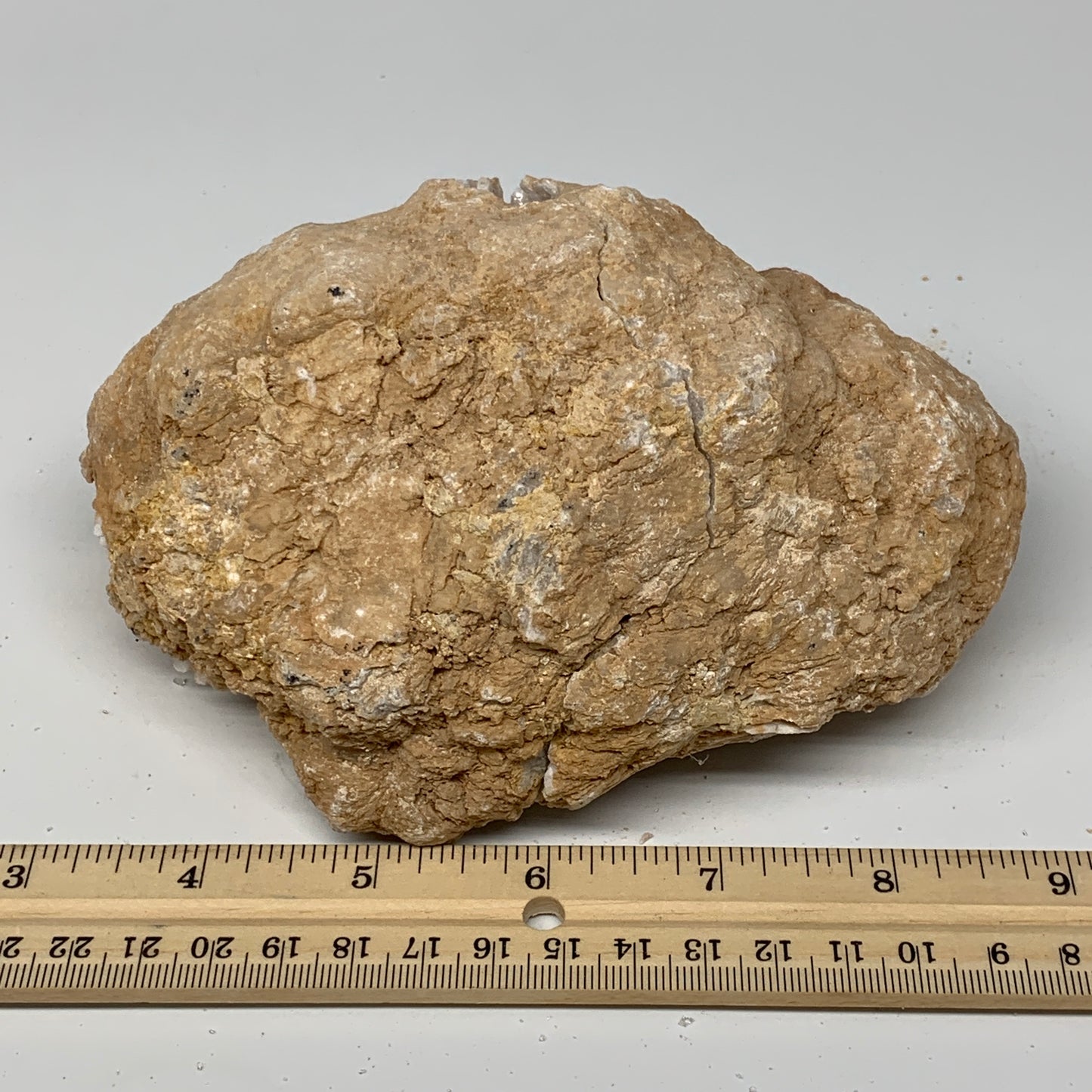 2Lbs,5.7"x4.4"x2.5", 1 Pair, Natural Quartz Geodes Sculpture @Morocco,B10551