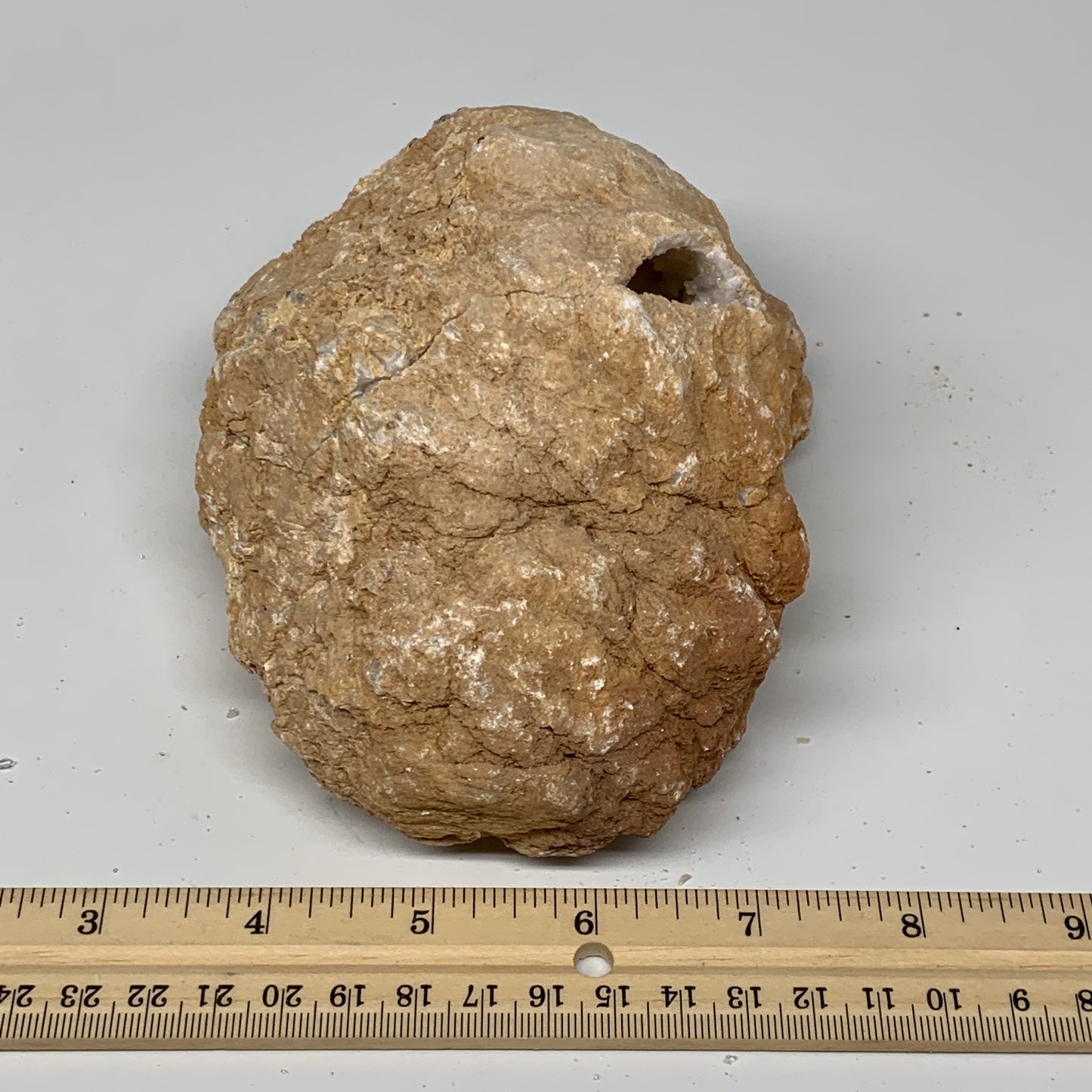 2Lbs,5.7"x4.4"x2.5", 1 Pair, Natural Quartz Geodes Sculpture @Morocco,B10551