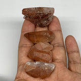 48.8g, 1.3"-1.7", 4pcs, Natural Red Quartz Crystal Terminated @Morocco, B11357