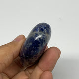 95.4g, 2.7"x1.6"x0.9", Sodalite Palm-Stone Crystal Polished Handmade, B21760
