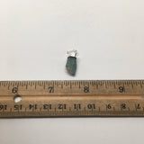 9.5 cts Rough Small Aquamarine Pendant Sterling Silver @Brazil, P282sm, Bp188 - watangem.com