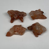 48.9g, 1.2"-1.6", 4pcs, Natural Red Quartz Crystal Terminated @Morocco, B11361