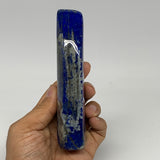 318.3g, 5"x1.7"x1", Natural Polished Freeform Lapis Lazuli @Afghanistan,B24787