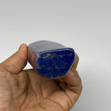 318.3g, 5"x1.7"x1", Natural Polished Freeform Lapis Lazuli @Afghanistan,B24787