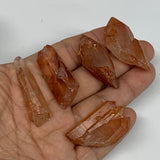53.8g, 1.3"-1.6", 5pcs, Natural Red Quartz Crystal Terminated @Morocco, B11368