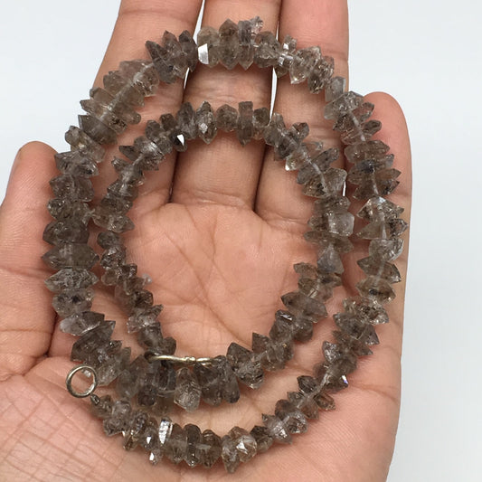 9-14mm, 103 Beads,Fluorescence Herkimer Style Diamond Quartz Beads Strand, DQ159