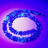 9-14mm, 103 Beads,Fluorescence Herkimer Style Diamond Quartz Beads Strand, DQ159