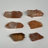 37.1g, 1"-1.5", 6pcs, Natural Red Quartz Crystal Terminated @Morocco, B11370