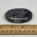 91.4g, 2.7"x1.6"x0.8", Sodalite Palm-Stone Crystal Polished Handmade, B21769
