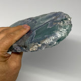 770g, 8"x4.8"x0.6", Natural Untreated Fluorite Slab Crystal @Mexico, B18623