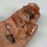 67.1g, 1"-1.7", 8pcs, Natural Red Quartz Crystal Terminated @Morocco, B11376