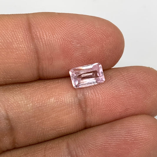 1.42cts, 8mmx5mmx3mm, Kunzite Crystal Facetted Cut Stone @Afghanistan, CTS15