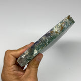 955g, 9.25"x4.4"x0.8", Natural Untreated Fluorite Slab Crystal @Mexico, B18627