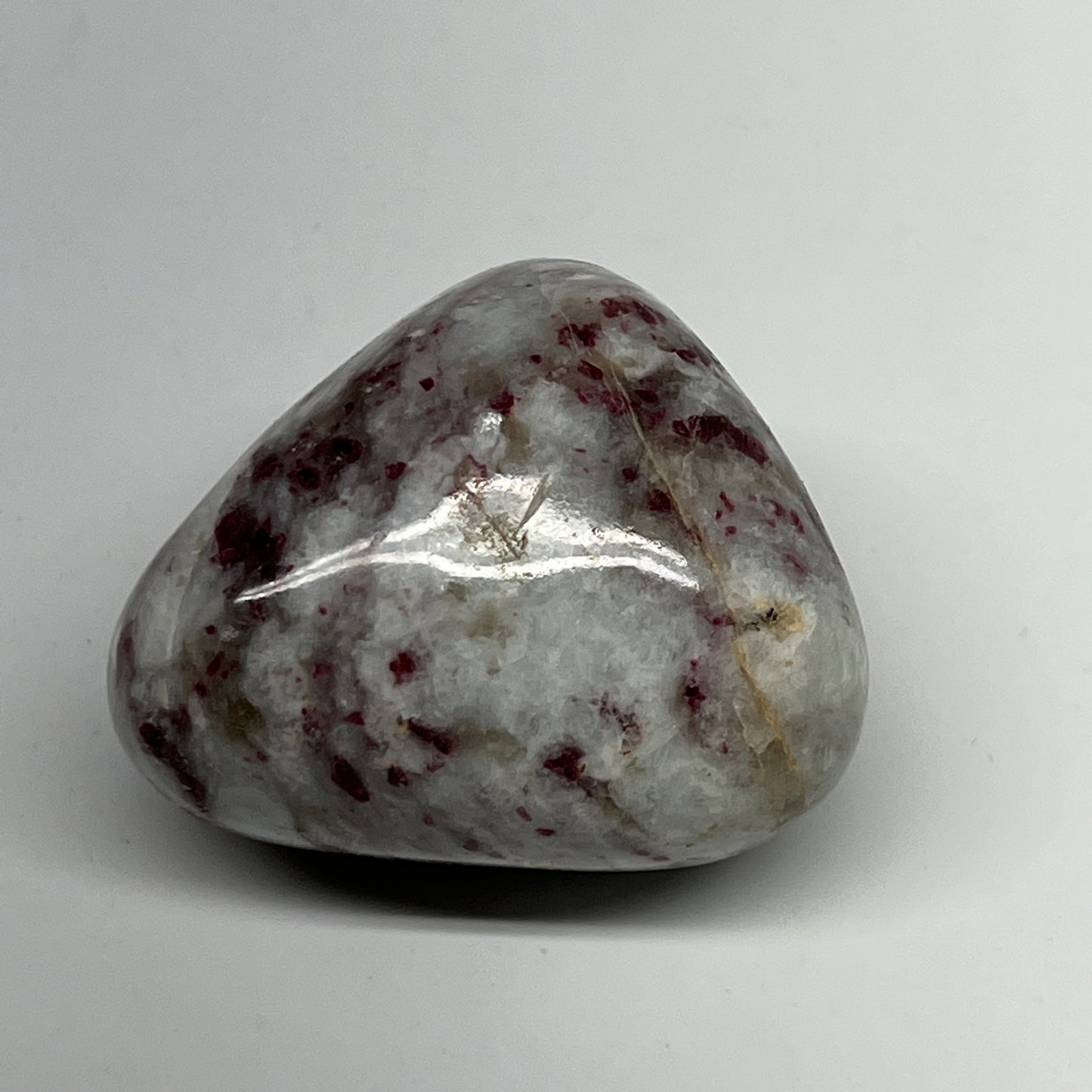 116.5g,2"x1.9"x1.4" Tourmaline Rubellite Palm-Stone Reiki @Madagascar,B21009