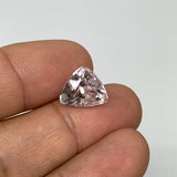 6.6cts, 10mmx11mmx8mm, Kunzite Crystal Facetted Cut Stone @Afghanistan, CTS17
