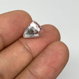 6.6cts, 10mmx11mmx8mm, Kunzite Crystal Facetted Cut Stone @Afghanistan, CTS17