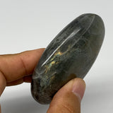 119.6g,2.8"x1.9"x0.9", Labradorite Palm-stone Tumbled Reiki @Madagascar,B16320