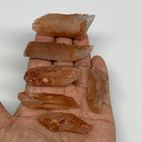 88.1g, 1.8"-2.4", 6pcs, Natural Red Quartz Crystal Terminated @Morocco, B11392
