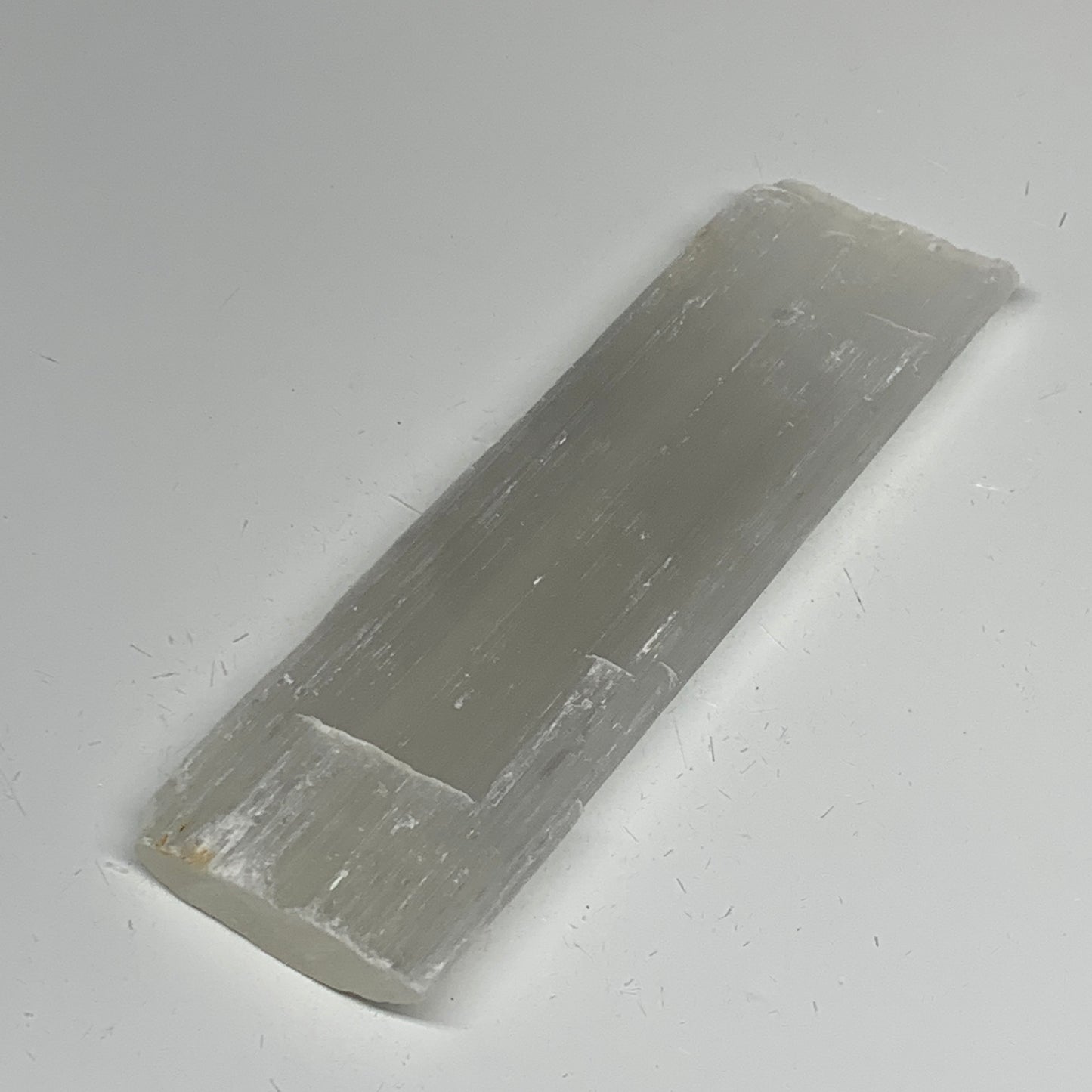 252g, 8.25"x2.3"x0.6", Rough Solid Selenite Crystal Blade Sticks @Morroco,B12235