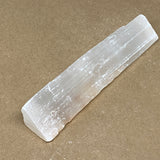 338g, 7.75"x1.9"x1.2", Rough Solid Selenite Crystal Blade Sticks @Morroco,B12237