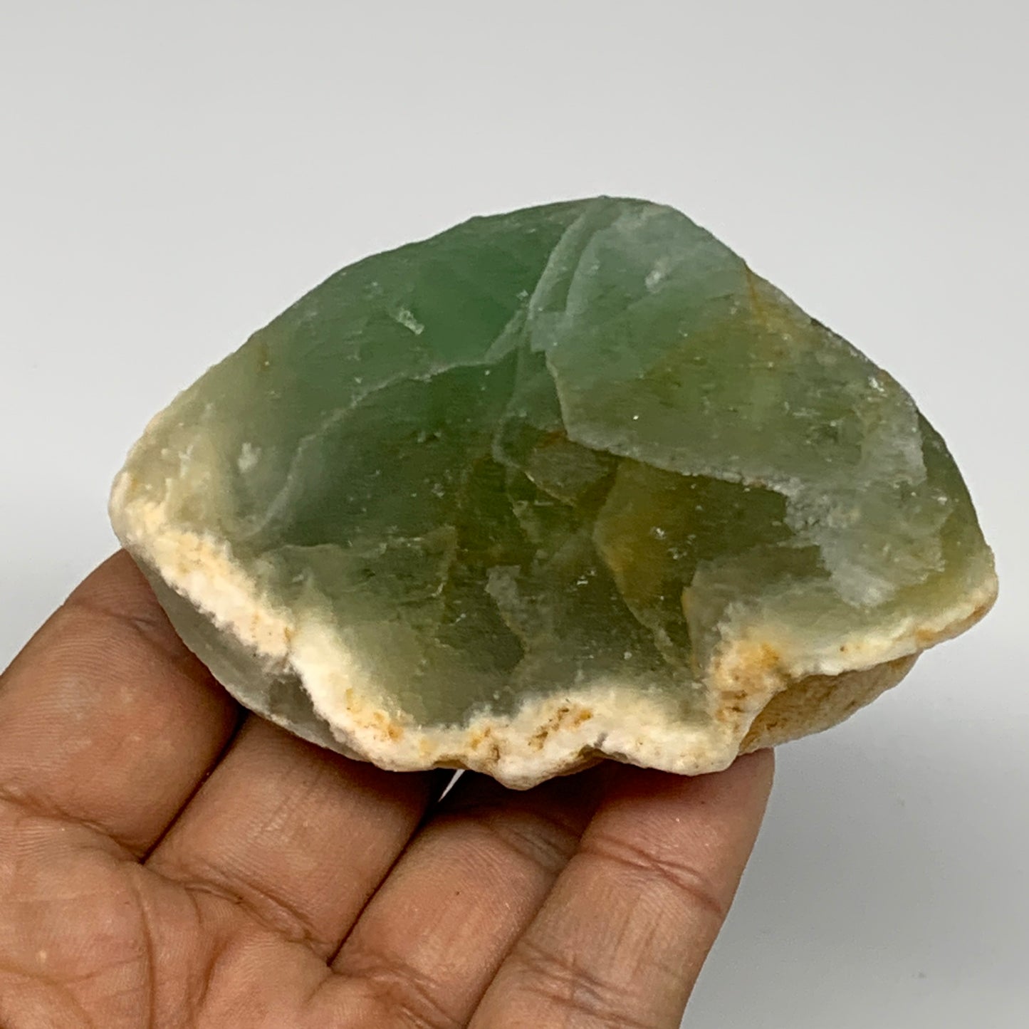 234.1g, 3.2"x2.1"x1.7" Fluorite Tumbled Rough Home Decor @Mexico, B18641