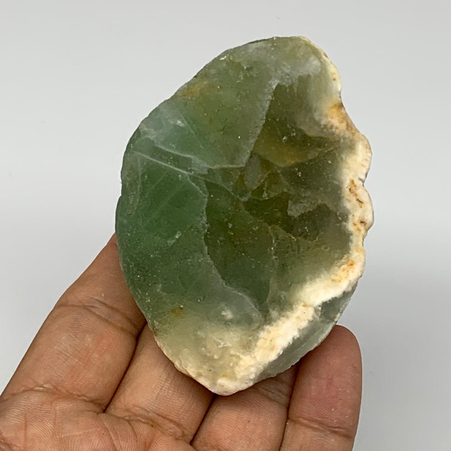 234.1g, 3.2"x2.1"x1.7" Fluorite Tumbled Rough Home Decor @Mexico, B18641