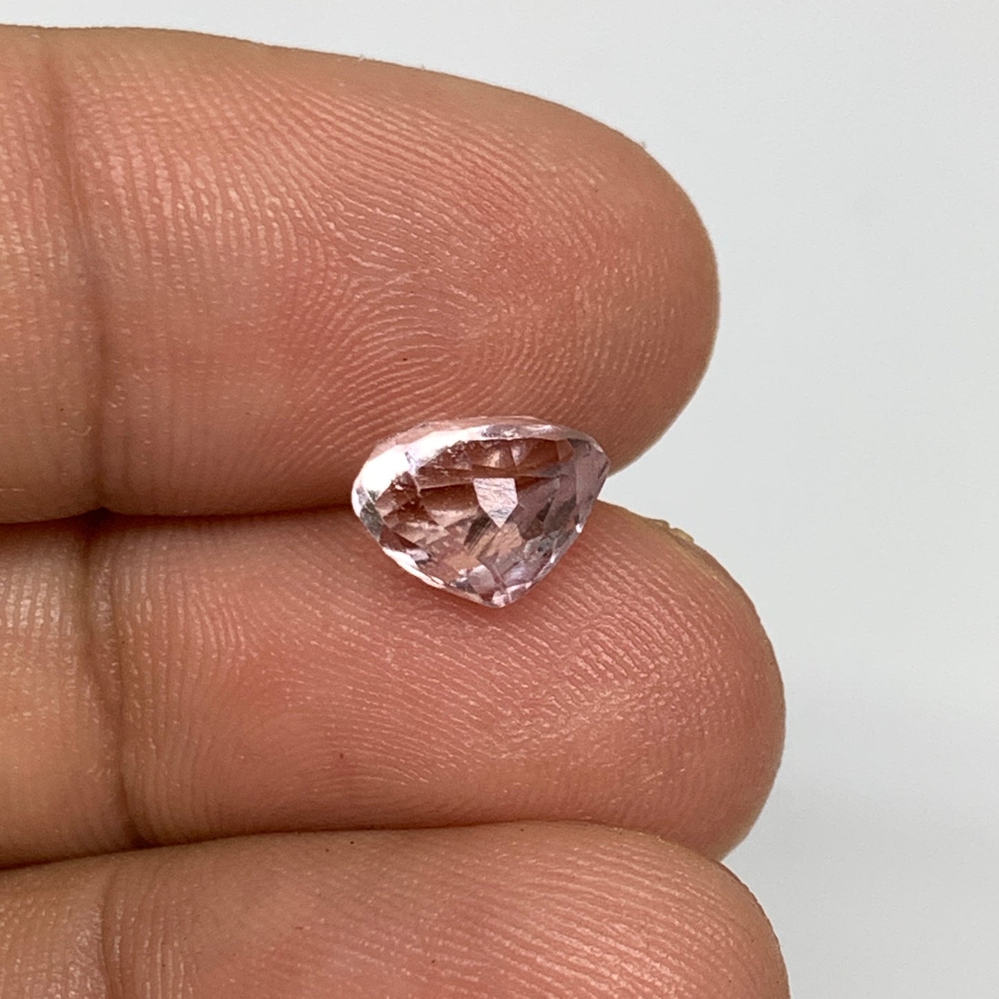 2.17cts, 8mmx5mmx7mm, Kunzite Crystal Facetted Cut Stone @Afghanistan, CTS36