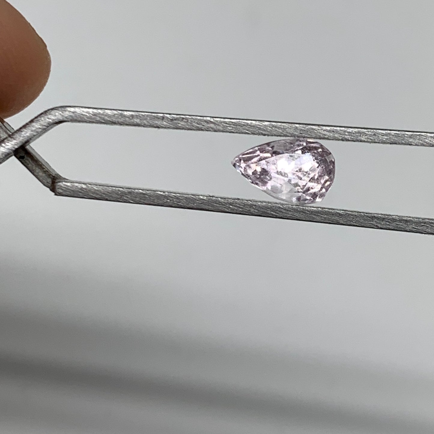 2.17cts, 8mmx5mmx7mm, Kunzite Crystal Facetted Cut Stone @Afghanistan, CTS36