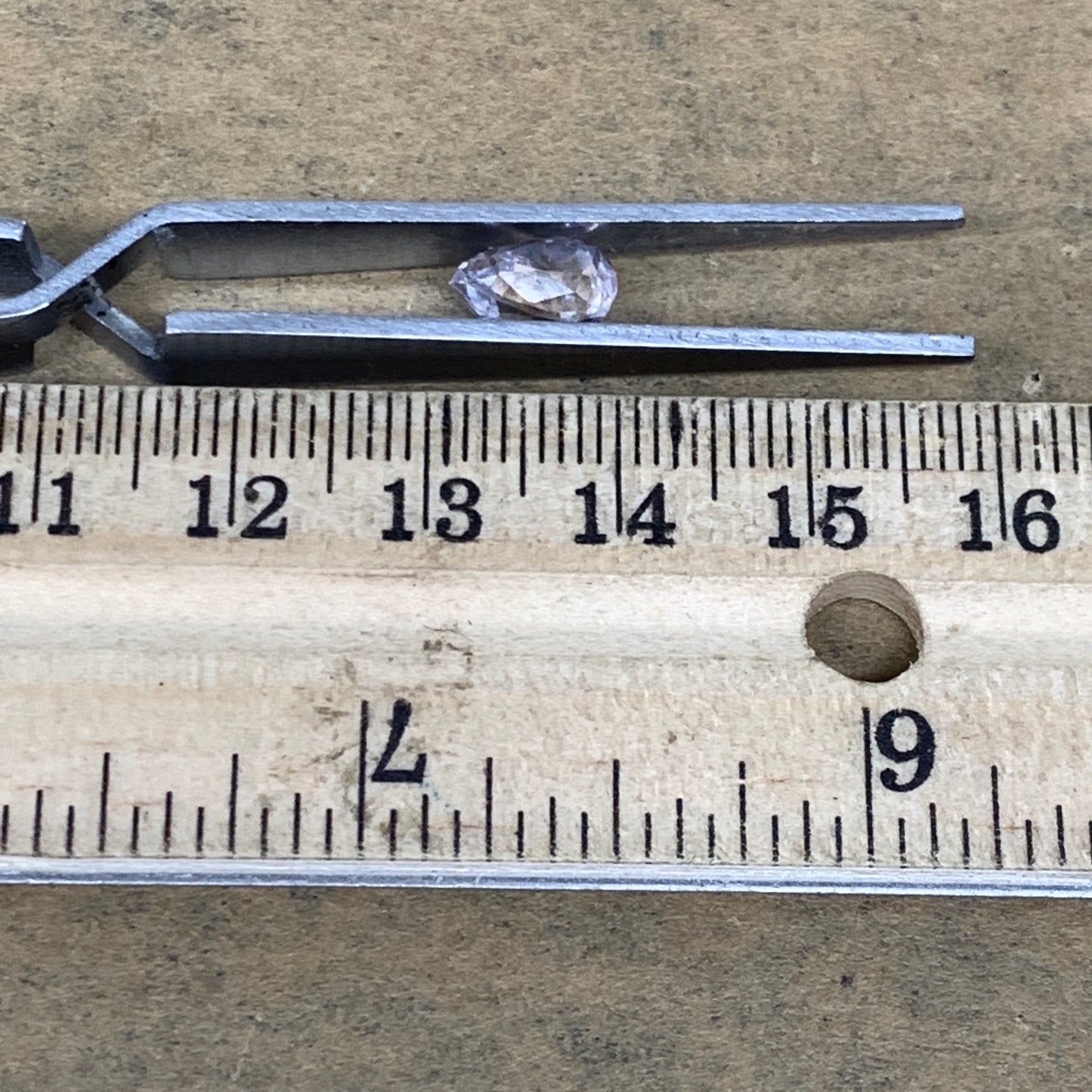 2.17cts, 8mmx5mmx7mm, Kunzite Crystal Facetted Cut Stone @Afghanistan, CTS36