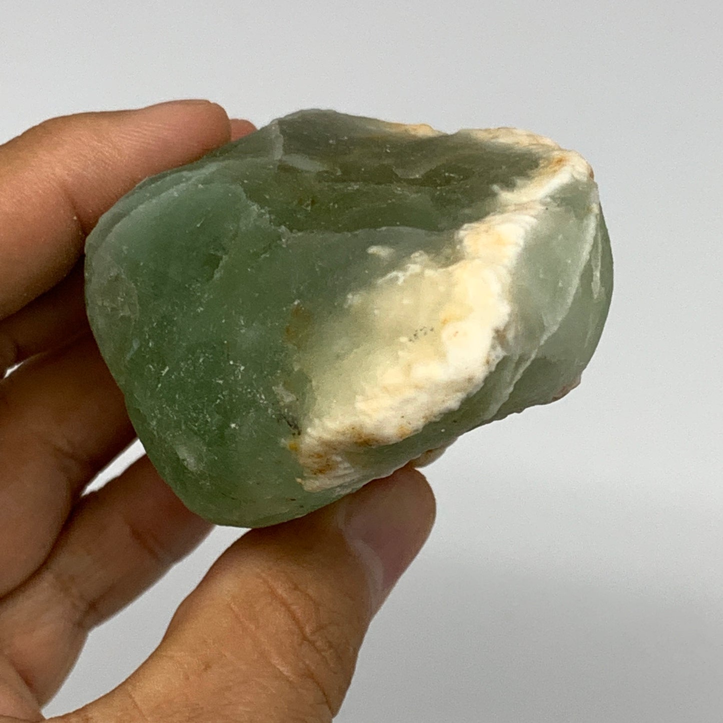 234.1g, 3.2"x2.1"x1.7" Fluorite Tumbled Rough Home Decor @Mexico, B18641